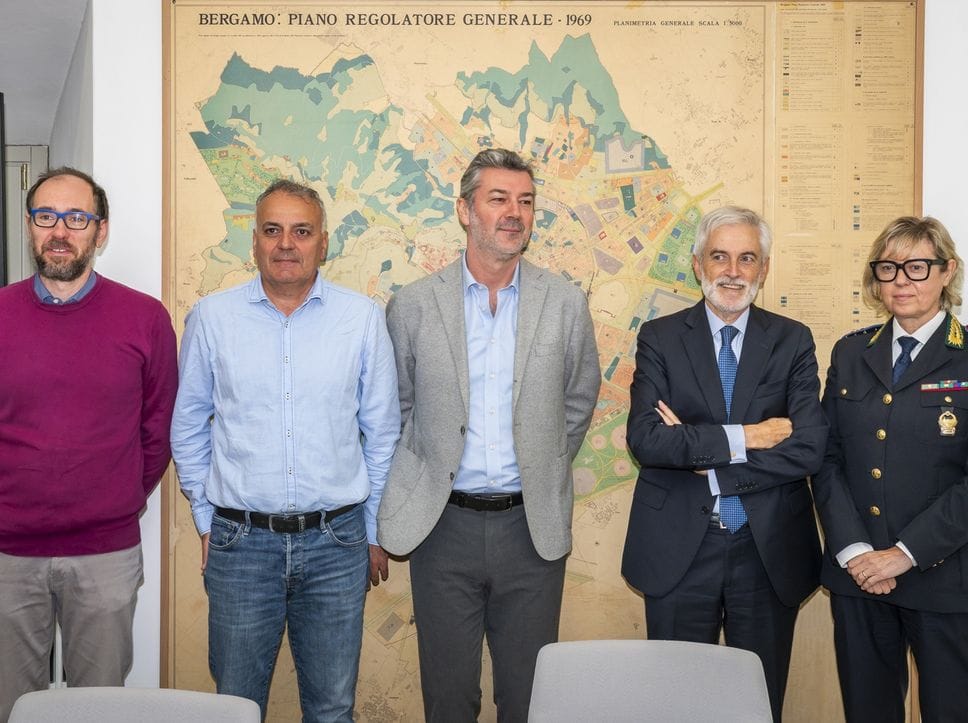 La presentazione a Palazzo Frizzoni delle modifiche viabilistiche