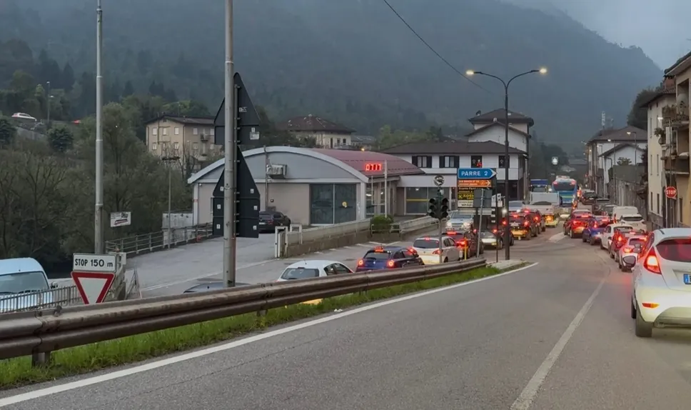 Traffico in Valle Seriana