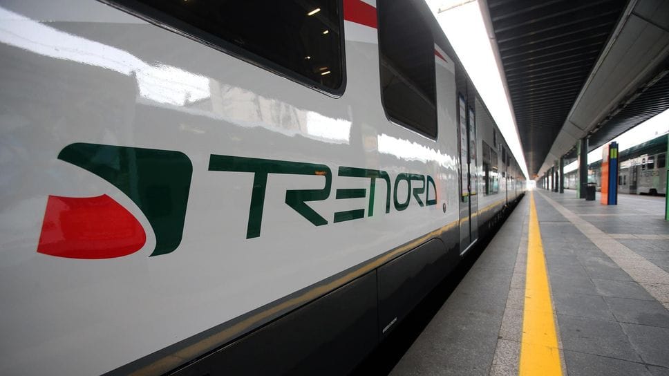 Un convoglio di Trenord
