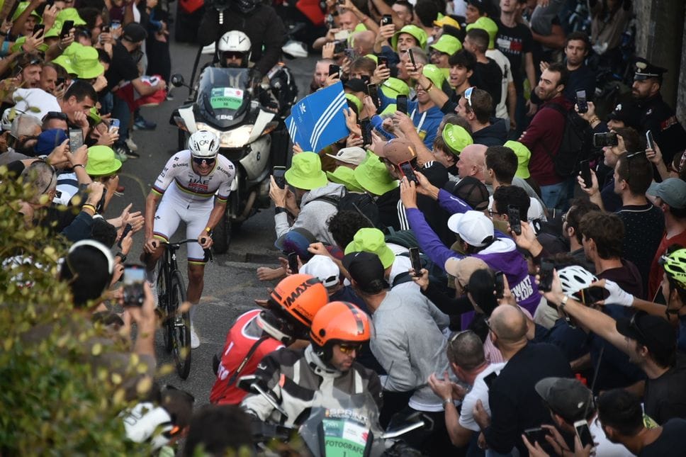 Giro di Lombardia, Pogacar in Boccola