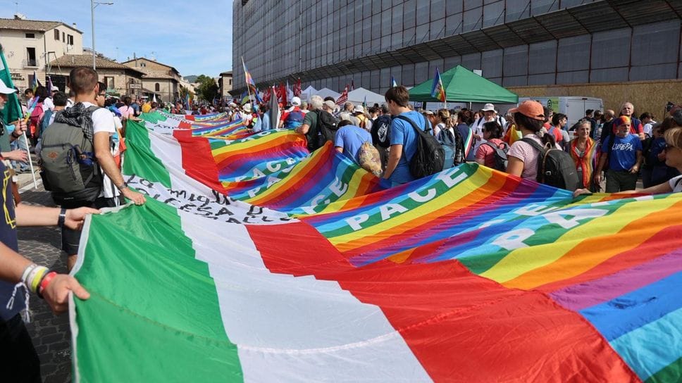 La partenza della Perugia-Assisi, la marcia della pace di domenica 12 ottobre