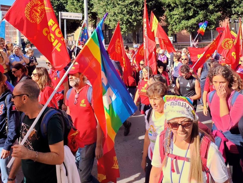Il gruppo della Cgil Bergamo