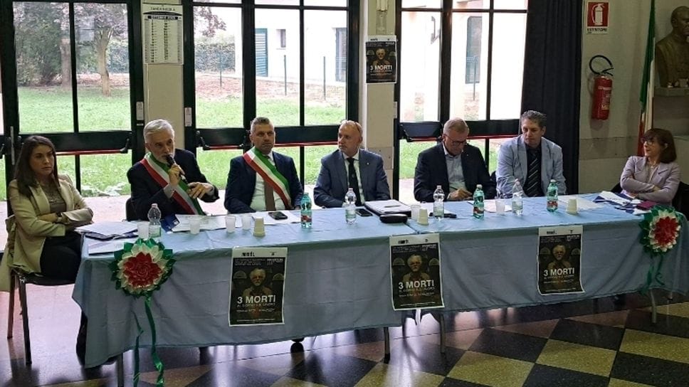 I relatori del convegno Anmil tenutosi ieri a Osio Sotto