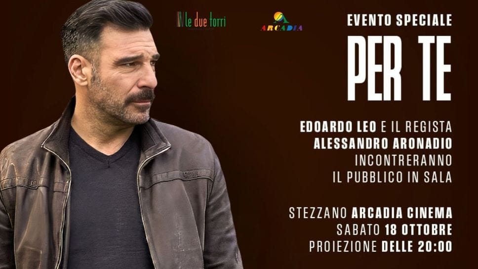 «Per te», la locandina del film «Per te», la locandina del film