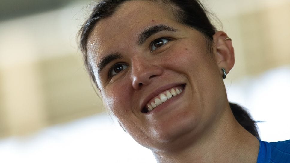 La campionessa di ciclismo paralimpico Claudia Cretti La campionessa di ciclismo paralimpico Claudia Cretti