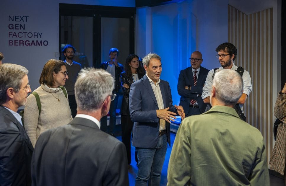La presentazione del centro Skillherz di Bergamo da parte di Paolo Ferrari, Ceo di Edoomark