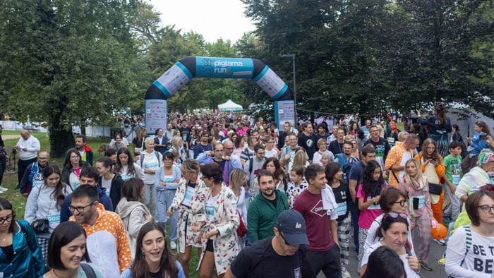 pigiama run tutto pronto per la camminata solidale
