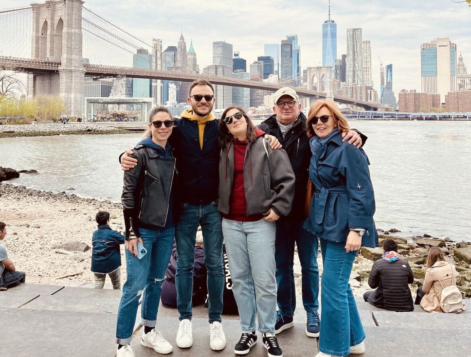 Con la famiglia