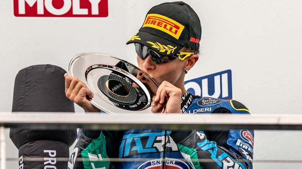 Diogo Moreira sul podio, come terzo, del Gp d’Australia Diogo Moreira sul podio, come terzo, del Gp d’Australia