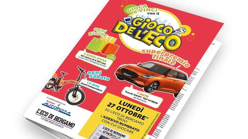 Sabato 25 e domenica 26 con il quotidiano si troverà la cartella del Gioco de L’Eco Sabato 25 e domenica 26 con il quotidiano si troverà la cartella del Gioco de L’Eco