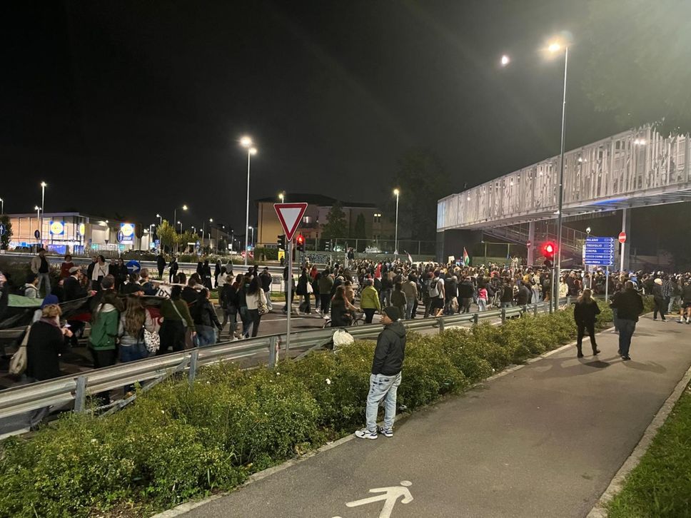 La Circonvallazione bloccata