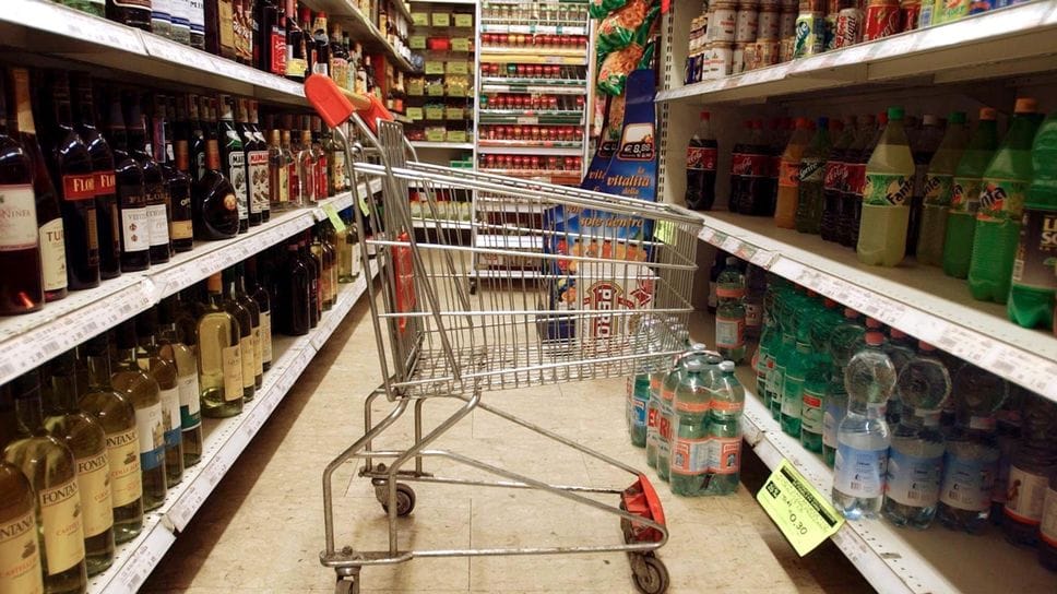 Il carrello della spesa continua a correre. Le bevande analcoliche fanno registrare addirittura un +8,9%