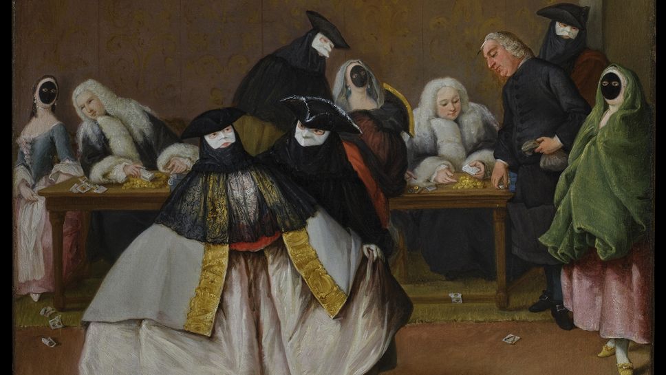 «Il ridotto» di Pietro Longhi, opera del 1760 «Il ridotto» di Pietro Longhi, opera del 1760