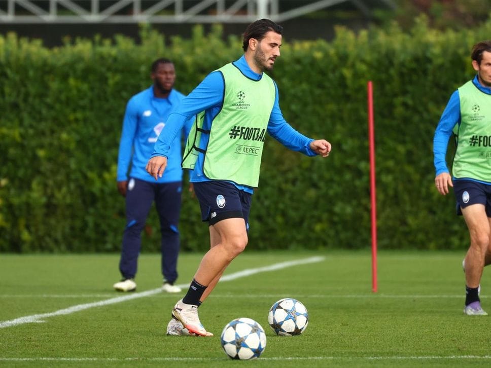 Sead Kolasinac sul campo di Zingonia