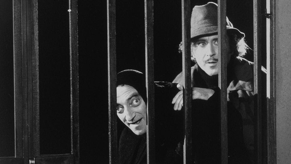 Una foto dal film Frankestein Junior che sarà riproposto per Halloween al Notorious Cinema di Curno