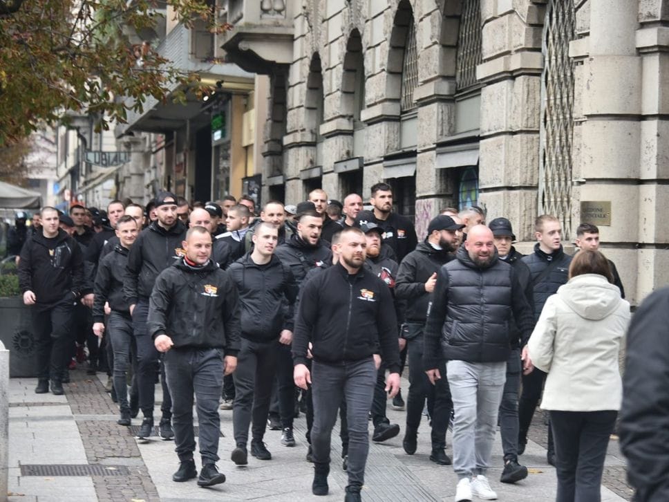 In corteo a Bergamo