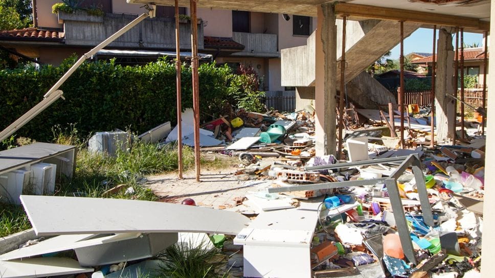 Bagnatica, ecco come era ridotto l’edificio in seguito all’esplosione Bagnatica, ecco come era ridotto l’edificio in seguito all’esplosione