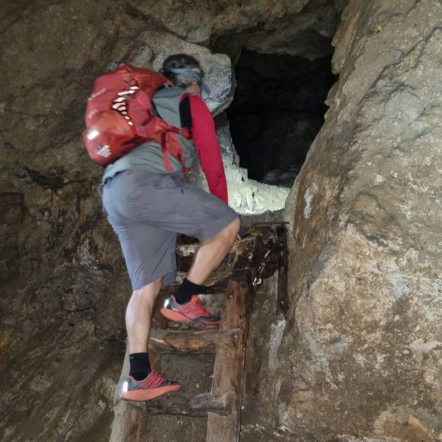 All’interno delle miniere della Passata