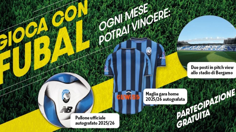 I premi mensili in palio con il concorso «Fubal» I premi mensili in palio con il concorso «Fubal»