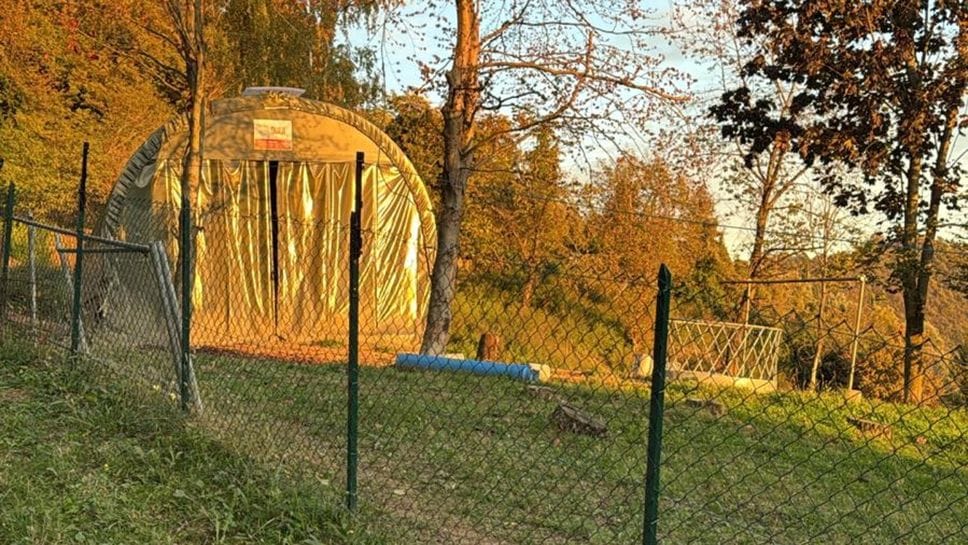 Il recinto dove domenica è avvenuta la violenta lite