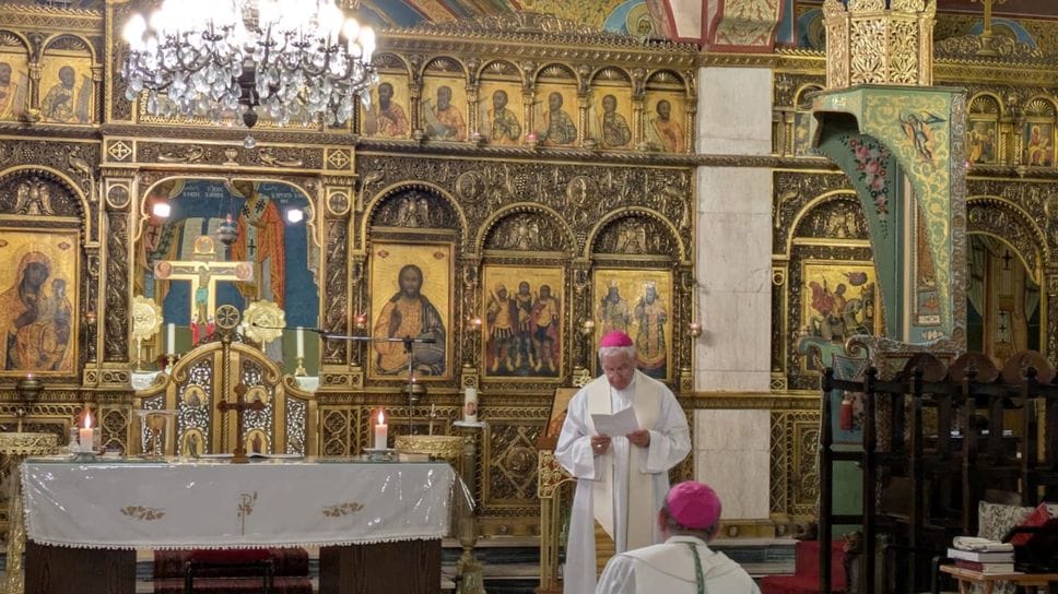 Il Vescovo Beschi a Gerusalemme Il Vescovo Beschi a Gerusalemme