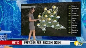 Le previsioni meteo per i prossimi giorni