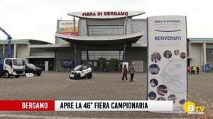 Taglio del nastro per la Campionaria