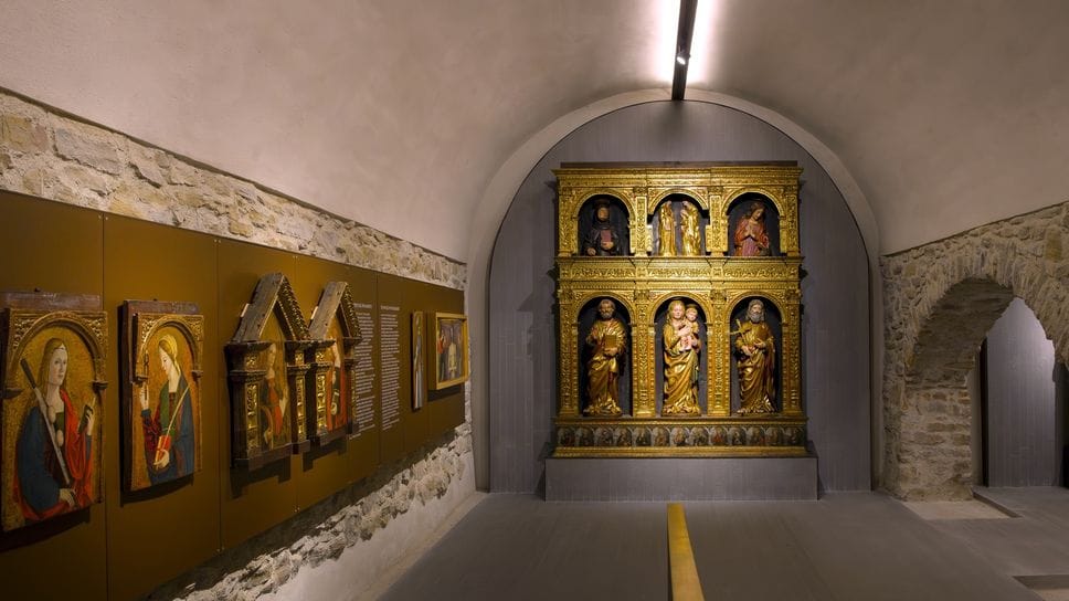 Una sala del nuovo Museo Diocesano Bernareggi