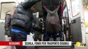 Bergamo, trasporto scolastico disabili, il contributo del Comune