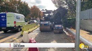 E-Brt: si passa all'asfaltatura di via Moroni