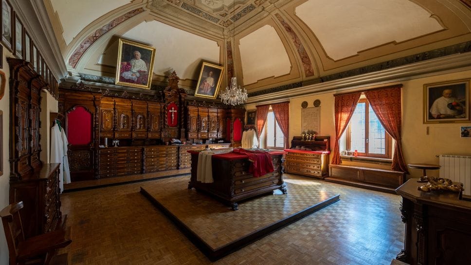 La sagrestia della chiesa di Schilpario inclusa tra le visite guidate