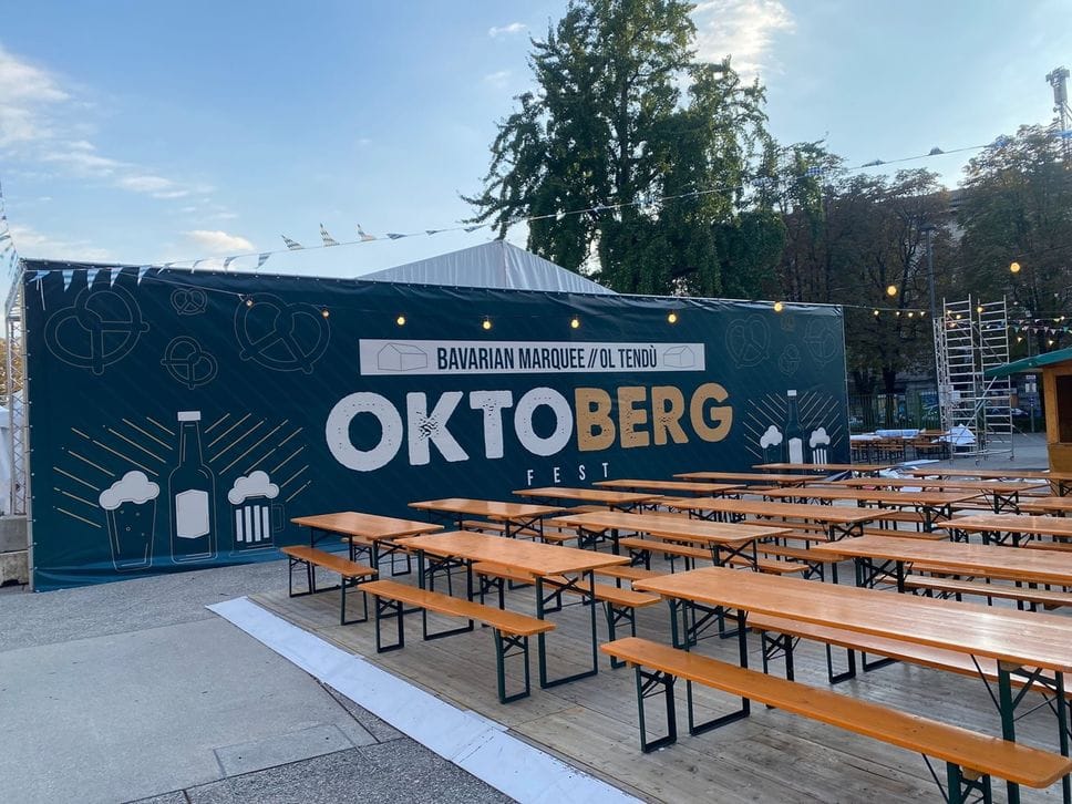 OktoBerg in piazzale Alpini