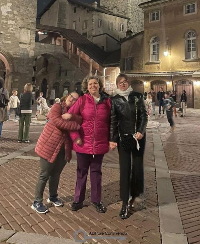 Insieme in una passeggiata in Città Alta