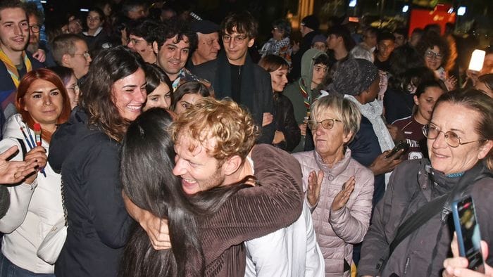 Flotilla, Dario Crippa a Bergamo: «Non siamo eroi»   Foto e video