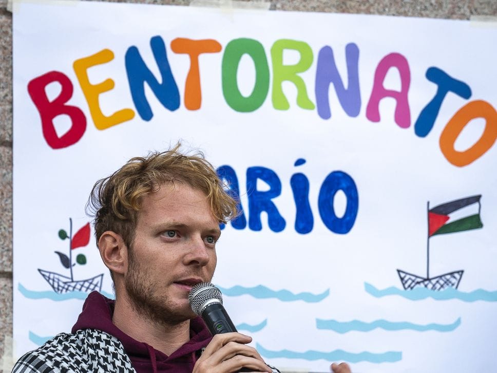 Dario Crippa durante il suo intervento