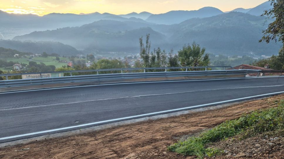 La nuova strada a Orezzo La nuova strada a Orezzo