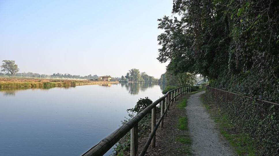 Il tratto del fiume Oglio a Cividate Il tratto del fiume Oglio a Cividate