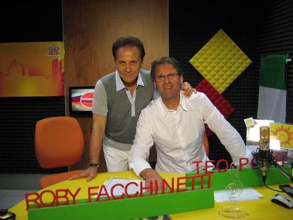 Roby Facchinetti e Teo Mangione in una foto degli inizi di «Colazione»