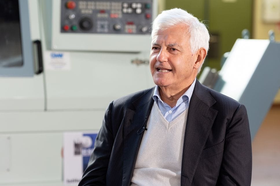 Alessandro Profumo durante l'intervista per l'Osservatorio Delta Index