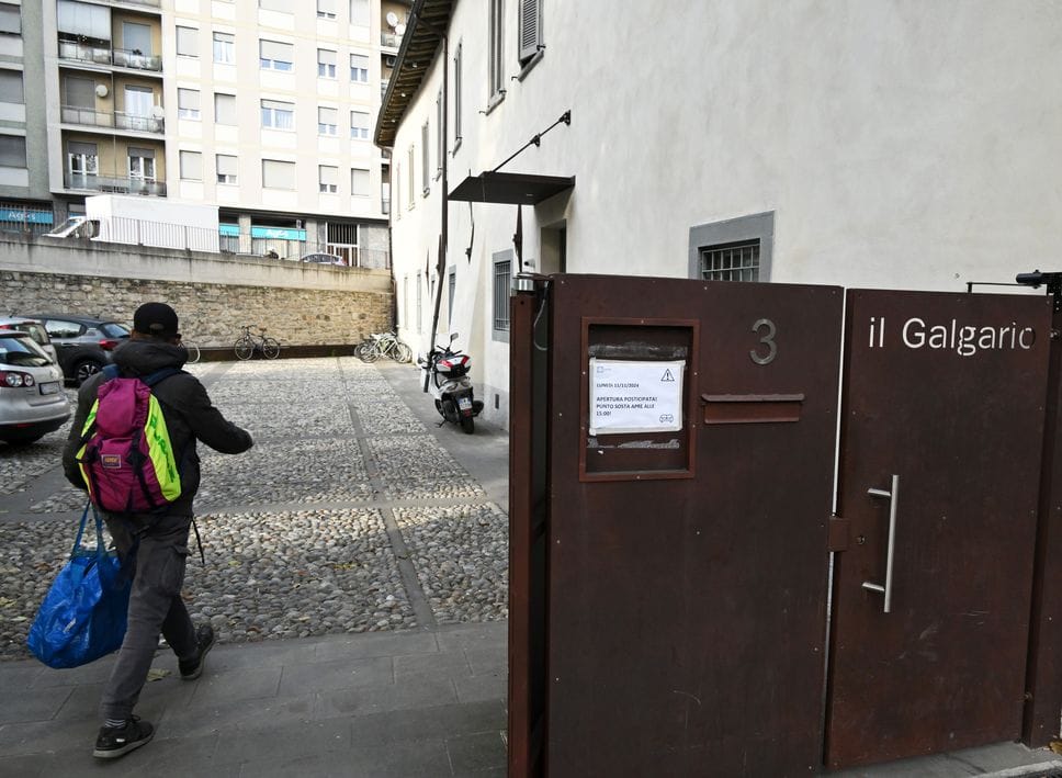 L’ingresso del dormitorio del Galgario