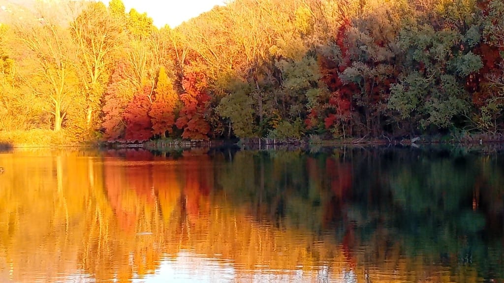 Colori d’autunno allo specchio