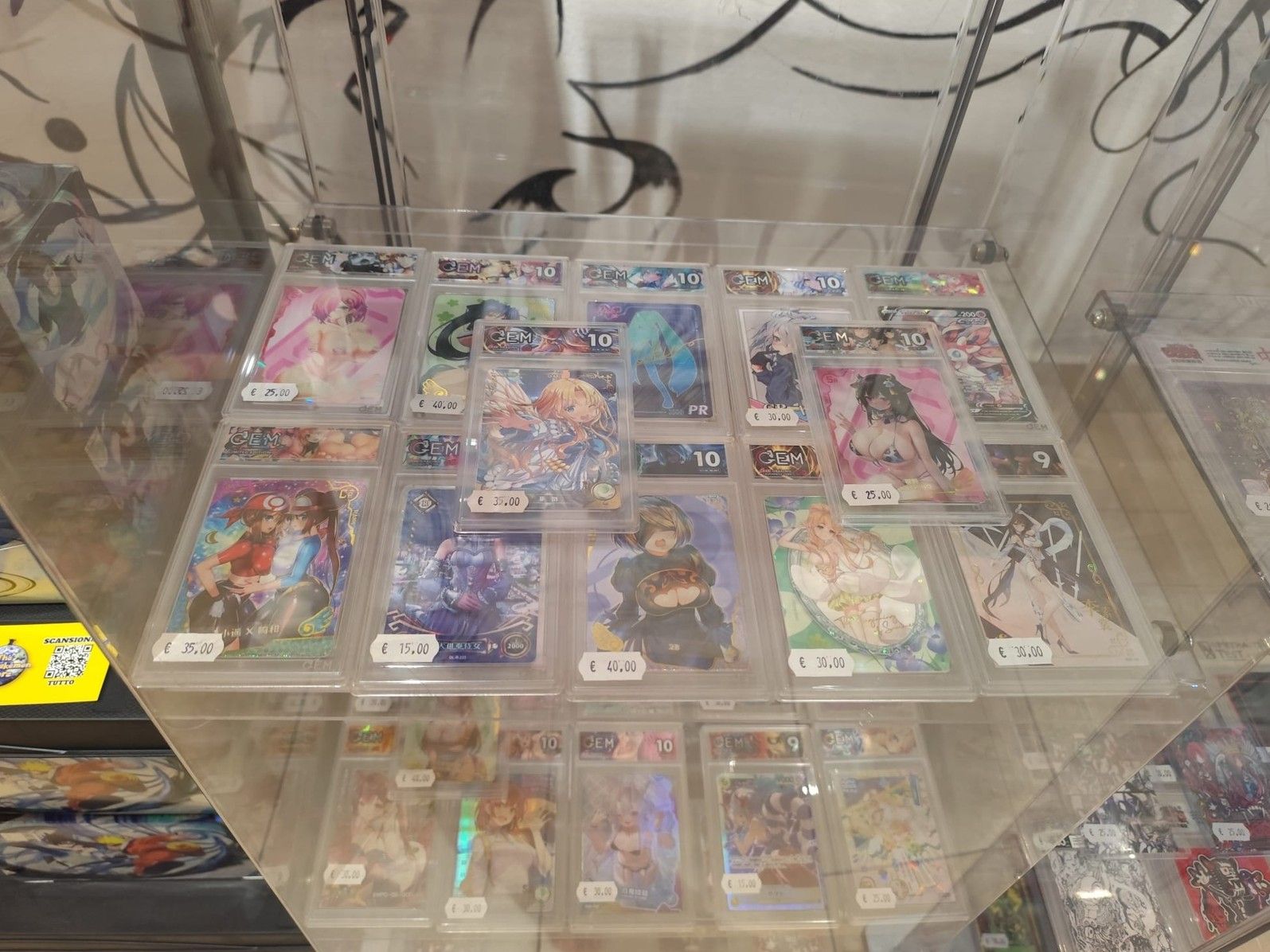 Una serie di carte graduate