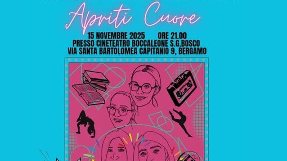 La locandina dello spettacolo «Apriti cuore» al cineteatro di Boccaleone
