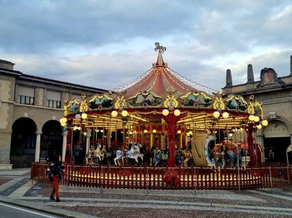 La tradizionale giostra dei cavalli
