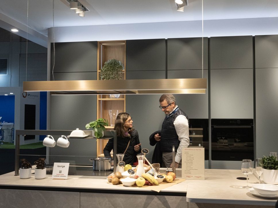 Gli allestimenti al Salone del Mobile