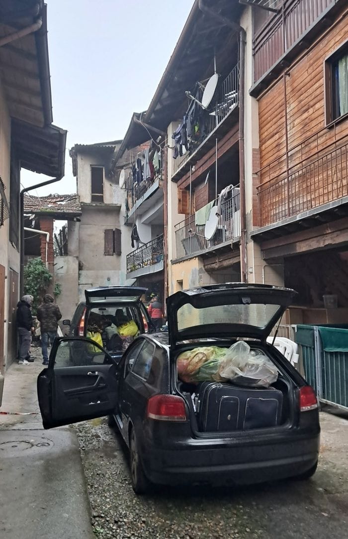 Arcene il giorno dopo il rogo