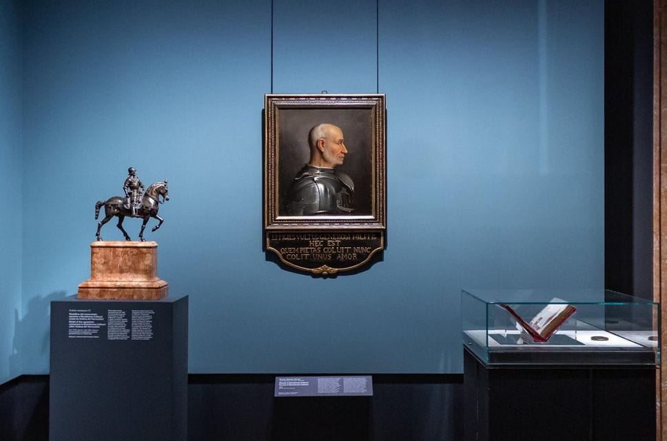 L’allestimento in Sala 11 dedicato a Bartolomeo Colleoni all’Accademia Carrara
