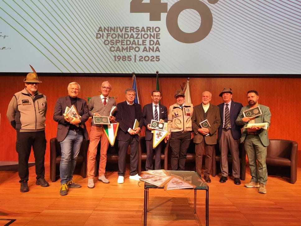 Alpini al centro alla Fiera di Bergamo