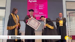 Laurea honoris causa in Economia e Managment per Paolo Agnelli all'Università di Bari.