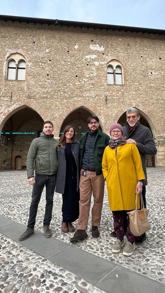 Con la famiglia in una visita a Bergamo